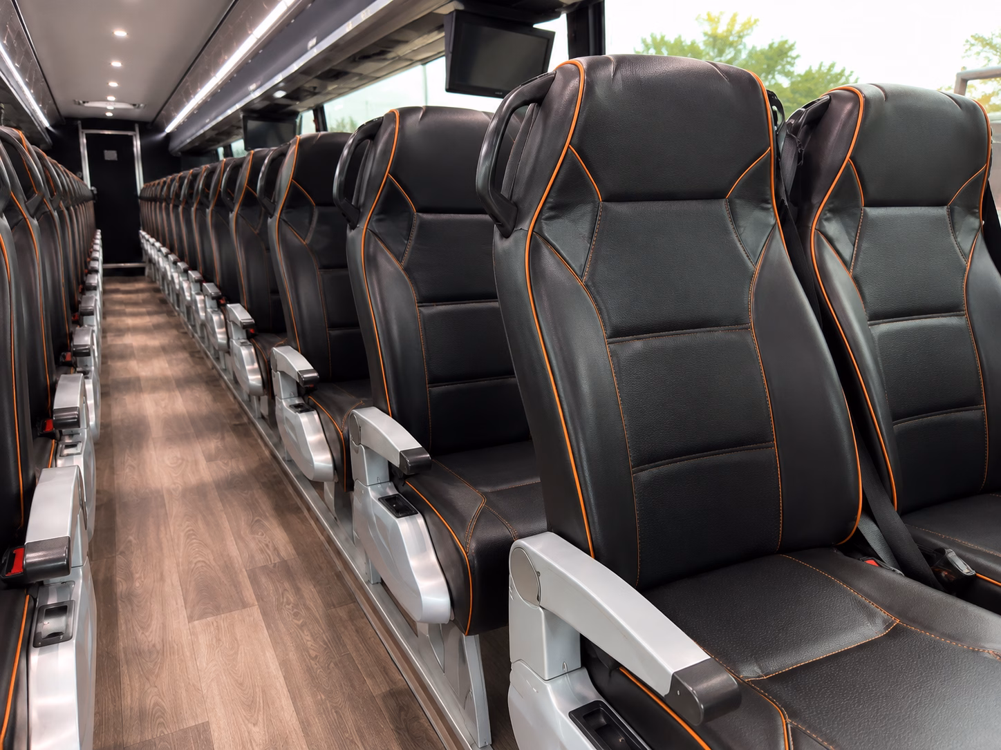 a party bus turns the ride into the celebration