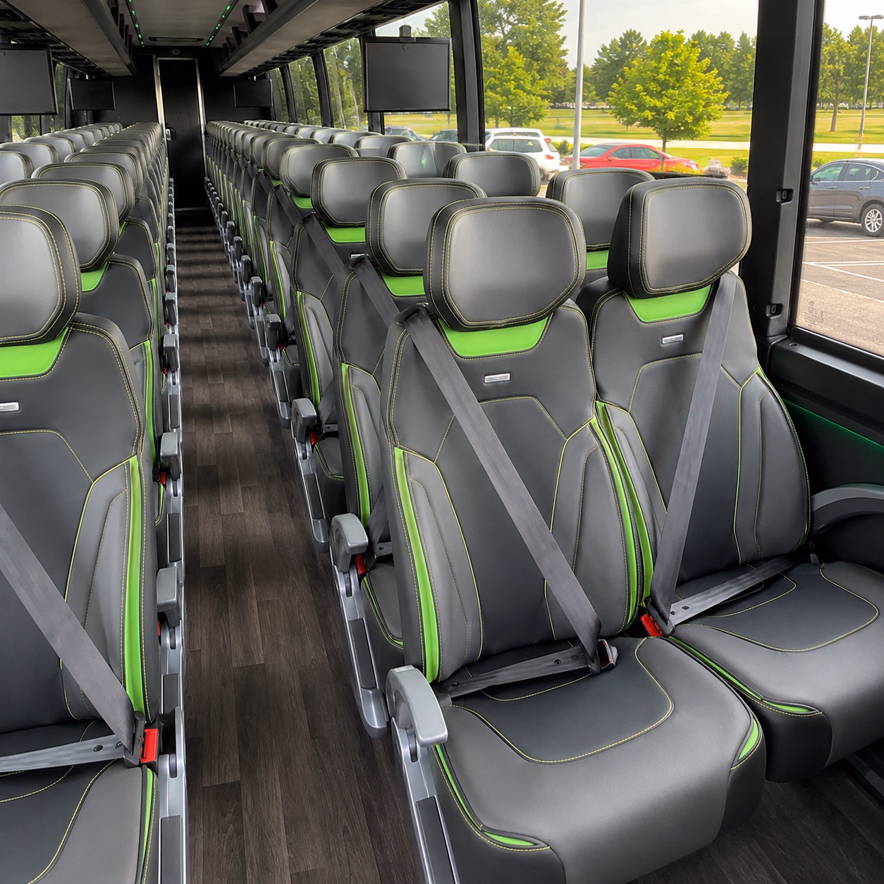 victoria charter bus interior