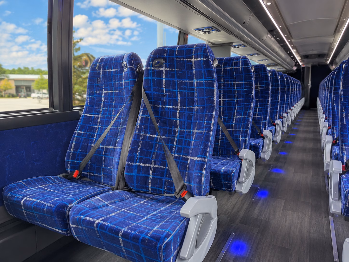 victoria charter bus rental interior