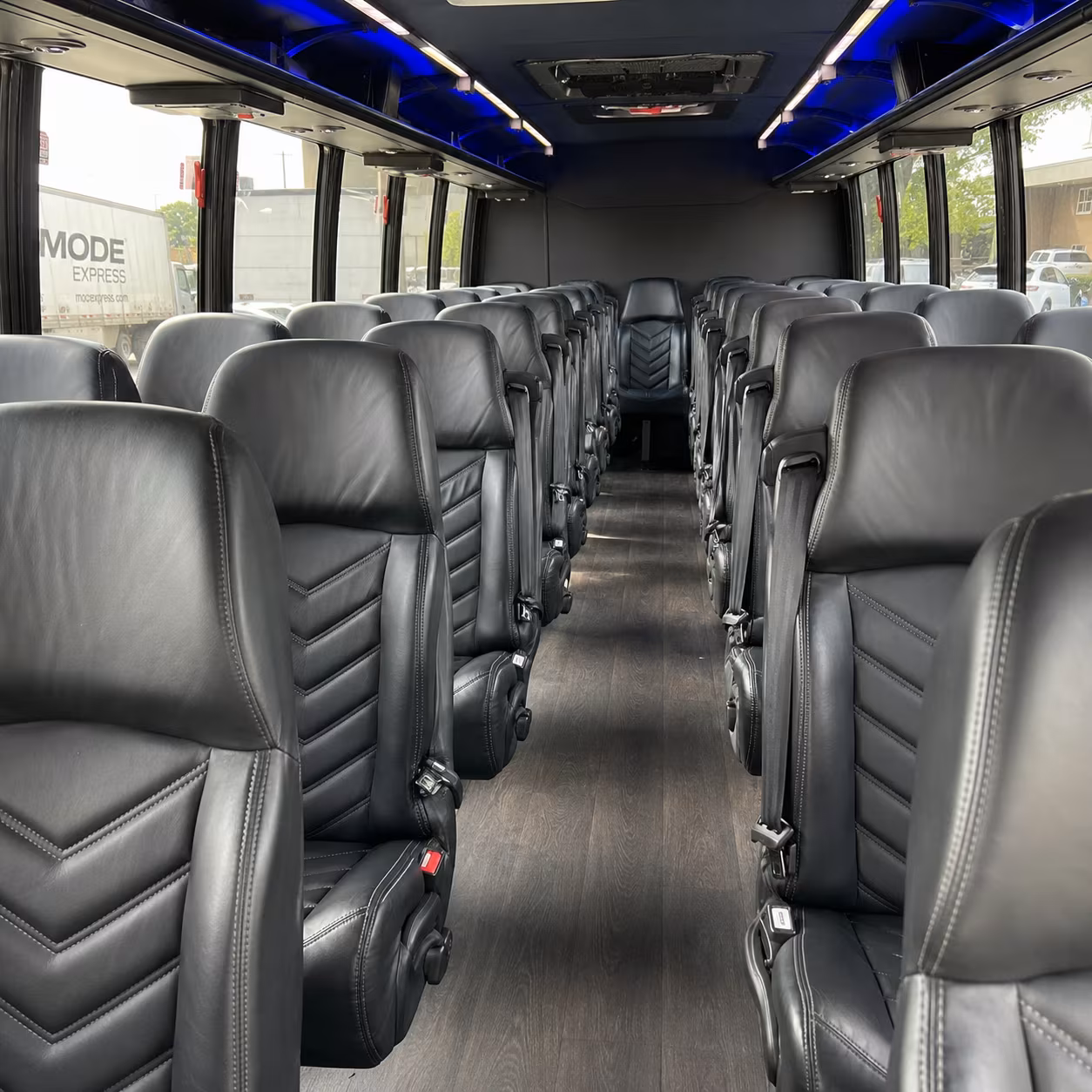 victoria corporate event transportation onboard seating